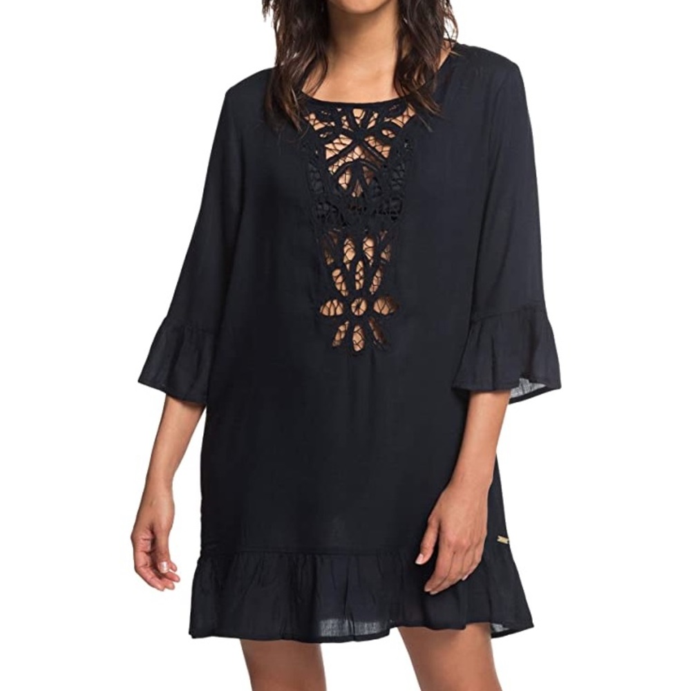 Roxy Black Swim Coverup Size Medium